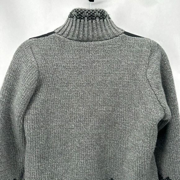 Descente Fair Isle Knit Jacket Insulated Womens XS Winter Active Outdoor Preppy - Picture 7 of 9